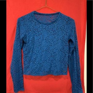 Royal Blue Lace Blouse